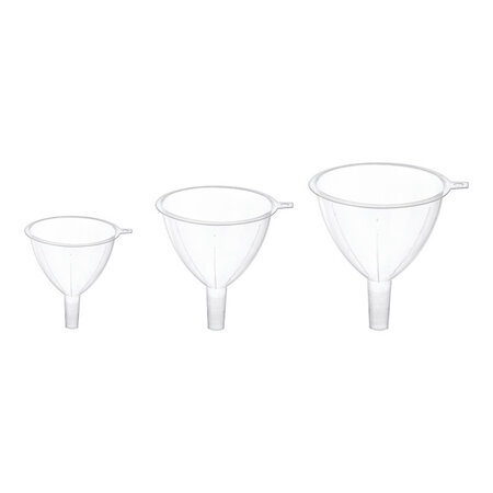 Kinvara Trechters - Keukentrechter -  3-delige set - Transparant - Ø7.5, 9.5, 11 cm