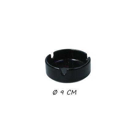 Jean Products 2 Keramische asbakken - Set van 2 - Wit & zwart - Ø 9 cm