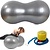 Verk Group Fitness gymbal - Yoga bal - inclusief pomp - pinda grote bonen - Lengte 90 cm