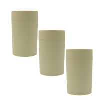 Voorraadpot - Voorraadbus - Voorraadblik - Voorraaddozen - Sweet & Spicy -  Geel - Set van 3