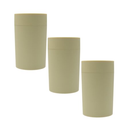 Present Time Voorraadpot - Voorraadbus - Voorraadblik - Voorraaddozen - Sweet & Spicy -  Geel - Set van 3