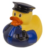Out Of The Blue Politie badeend - Agent badeendje 1 Stuks - Badspeelgoed - 9 cm