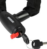 Stahlex Stahlex Ø10mm / 90cm zeer sterk en massief 1,9kg kettingslot scooterslot motorslot fietsslot gehard staal zwart