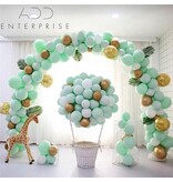 Merkloos Enkel gat ballonnenboog strip 5 meter - Organische ballon strip - Ballonnenhanger - Ballonboog - Ballonstrip - Ballonhanger - Balloon garland kit - Ballonnen boog - Ballonen slinger lint
