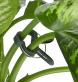 Relaxdays plantensteun - 110-delige set - stabiele clips - binddraad met snijder - rozen - groen