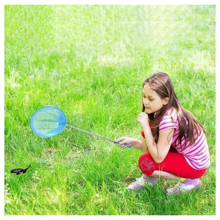 Merkloos Schepnet - Vijver - Vis - Vlinder - Net - Uitschuifbaar - Kinderen - Zwembad - Visnetje - Schep - Netje - Kinder - Groen