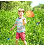 Merkloos Schepnet - Vijver - Vis - Vlinder - Net - Uitschuifbaar - Kinderen - Zwembad - Visnetje - Schep - Netje - Kinder - Roze
