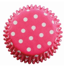 PME Pink Polka Dots Baking cups pk/60 PME