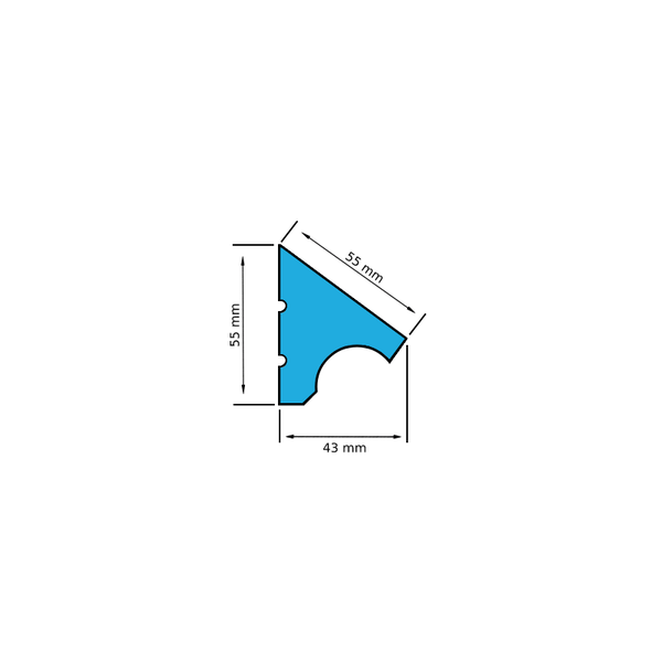 EPCE Spuwer 1,  lengte 1 meter