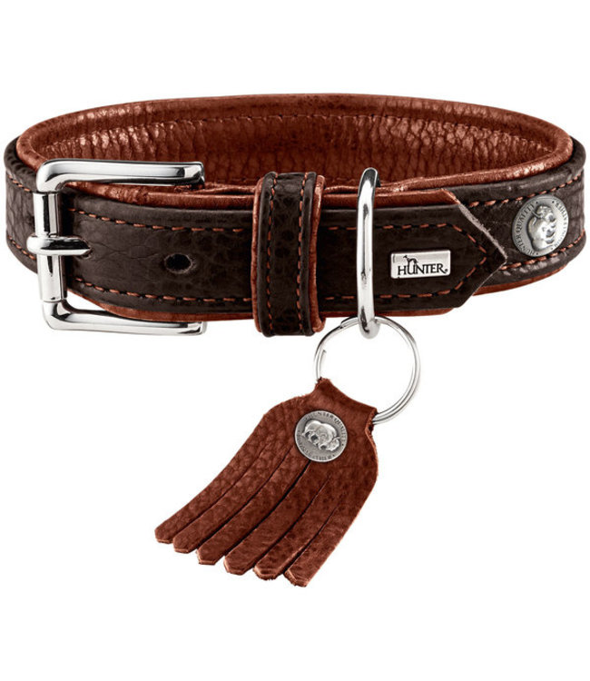 Leren Halsband Cody - Donkerbruin