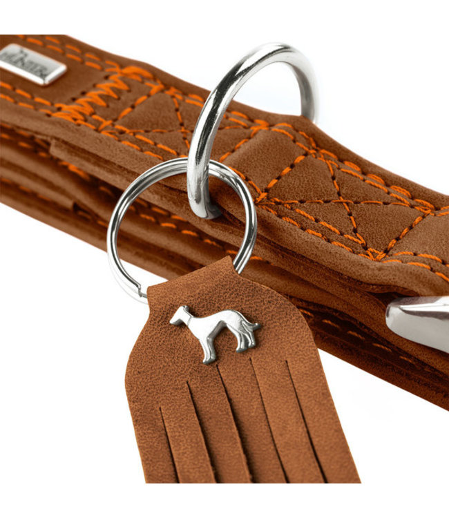 Halsband Lucca Alu-Strong Bruin