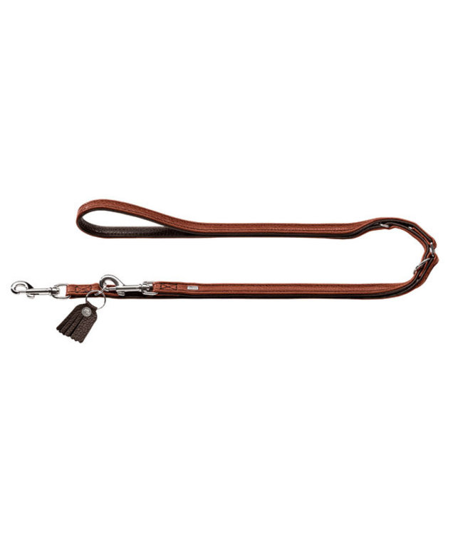 Verstelbare leiband Cody - Cognac