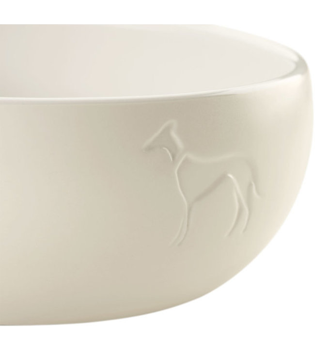 Hunter Hondenkom Keramisch Lund - Wit