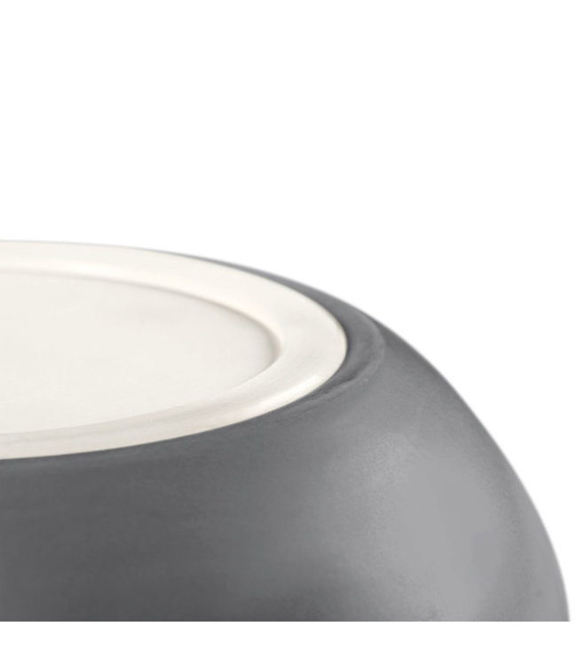 VOER/DRINKBAK Keramisch Lund Grijs