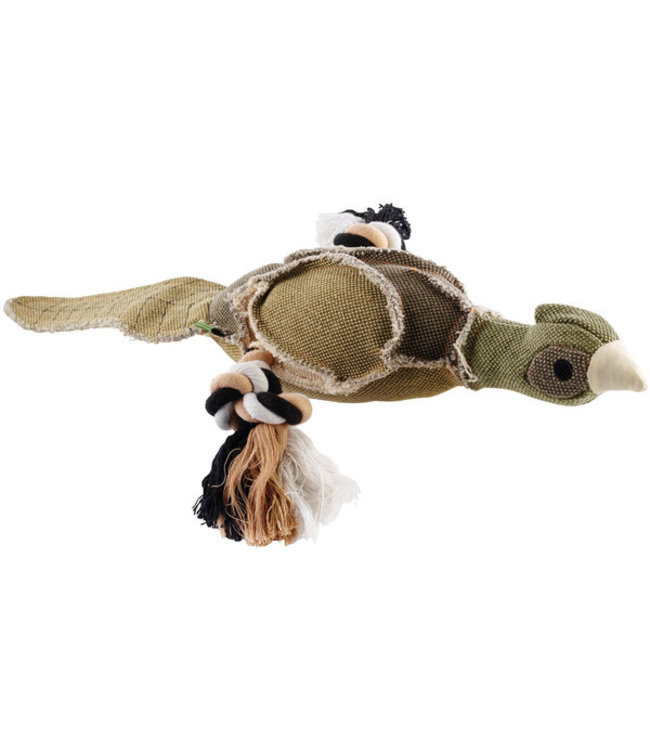 Hondenspeelgoed eend canvas