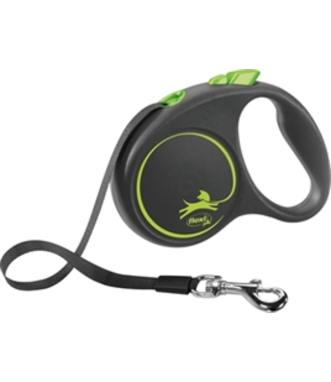 Flexi rollijn design tape - Zwart/Groen