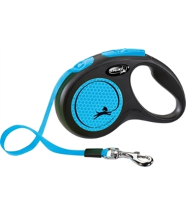 Flexi Rollijn New Neon Tape- Blauw