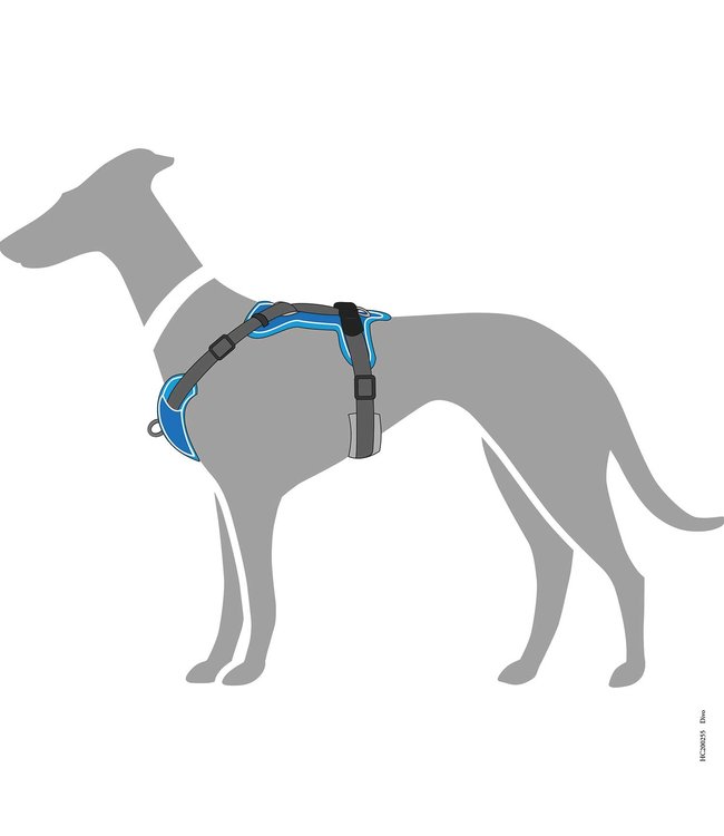 Hunter Harnas Divo - Blauw