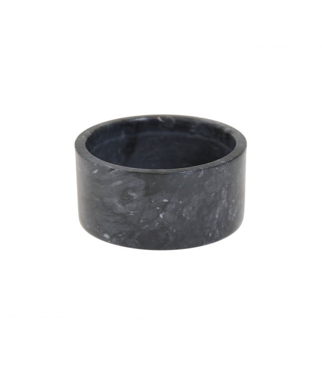 Hondenkom Marmer - Zwart