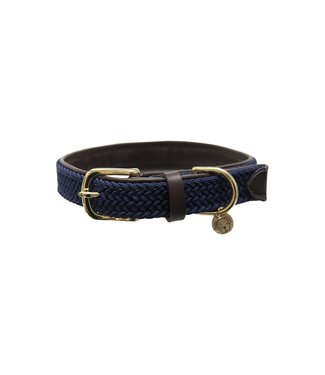 Kentucky Dogwear Halsband Gevlochten Nylon - Navy