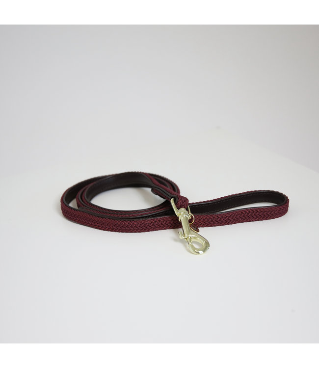 Leiband Gevlochten Nylon - Bordeaux