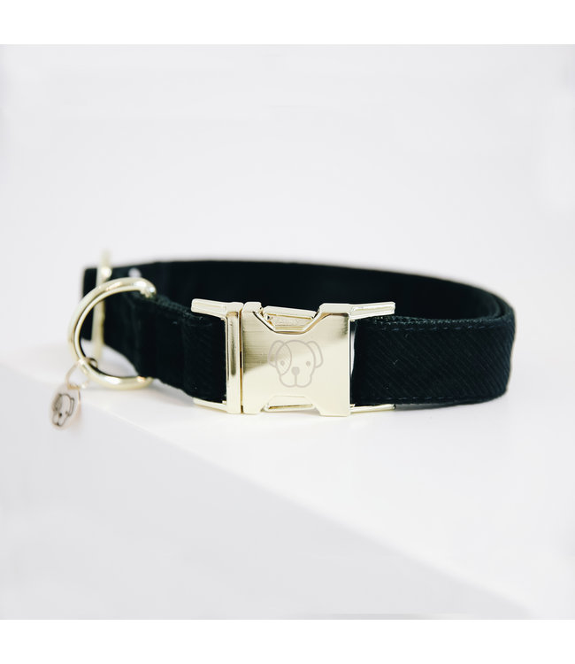 Halsband Corduroy - Donkergroen