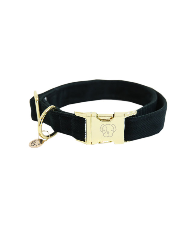 Halsband Corduroy - Donkergroen