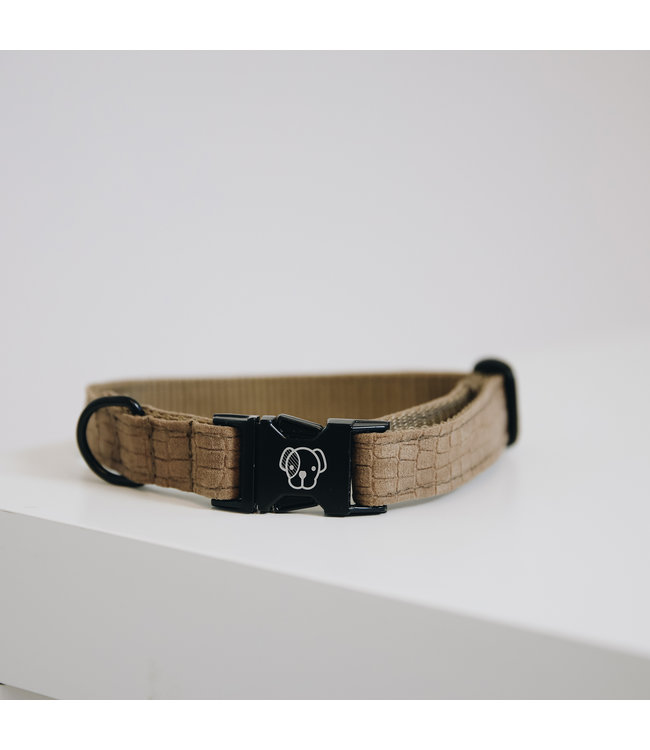 Halsband Hagedis Bruin