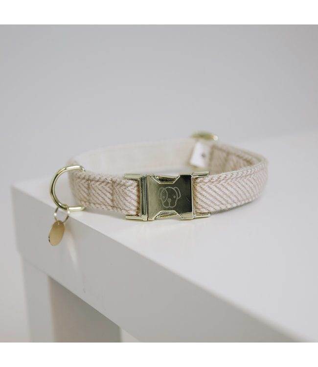 Halsband Wol -Beige