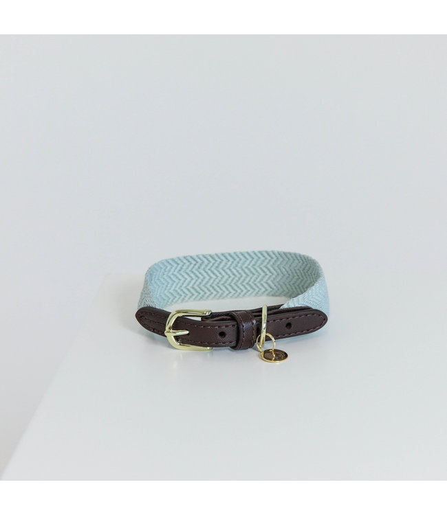 Halsband Jacquard - Lichtblauw