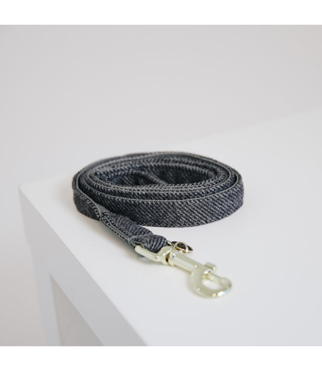 Leiband Wol -Grijs