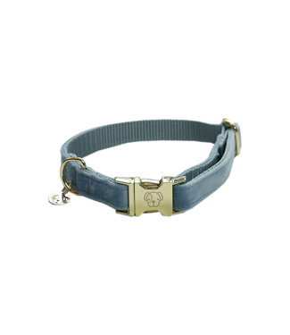 Kentucky Dogwear Halsband Velvet - Lichtblauw