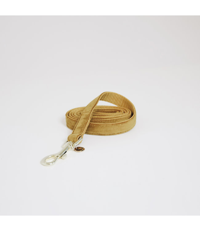 Leiband Velvet - Mosterd