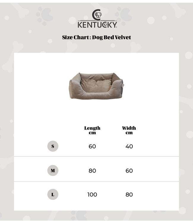 Hondenmand Velvet - beige