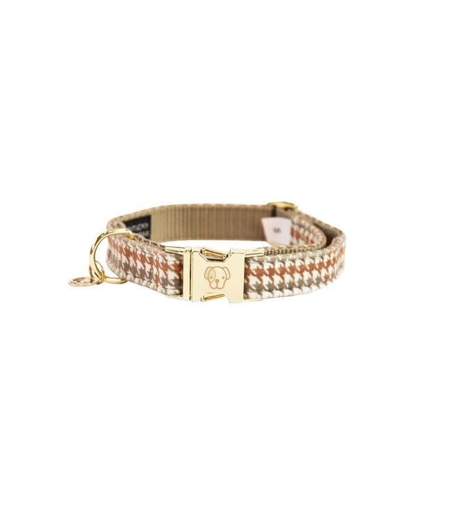 Kentucky Dogwear Halsband Pied de Poule - Beige