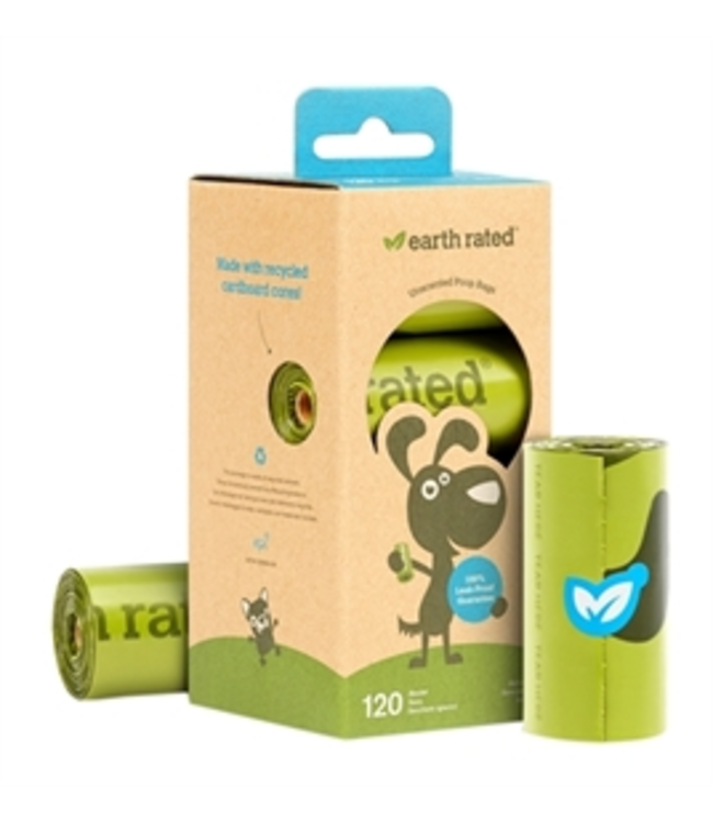 EarthRated Poepzakjes composteerbeer geurloos 8x15