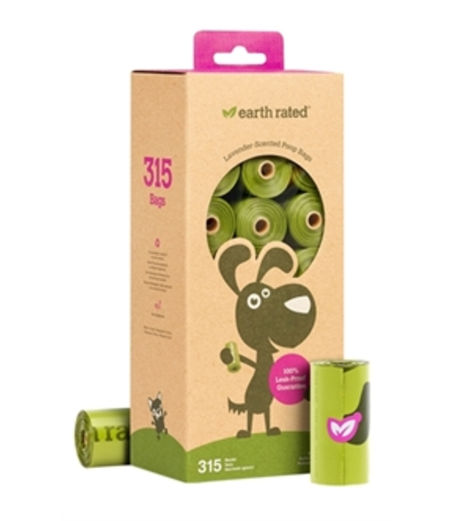 EarthRated Poepzakjes Lavendel 21x15st
