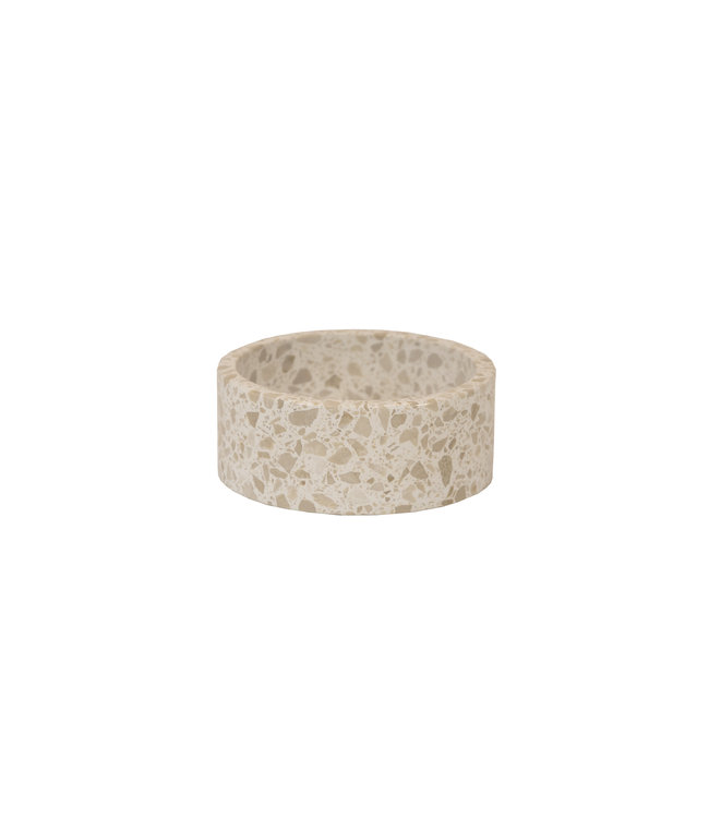 Hondenkom Terrazzo  Steen- Beige