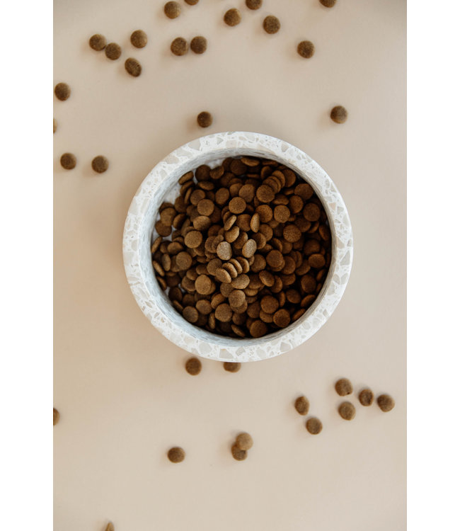 Hondenkom Terrazzo  Steen- Beige