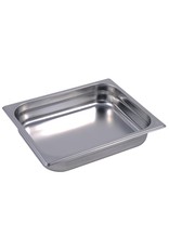 Q-Gastro Gastronorm Bak RVS 1/2GN | 40mm | 325x265mm