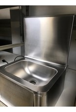 RVS Handwaschbecken aus Edelstahl mit Kniebedienung