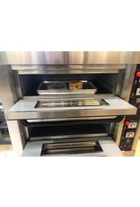 Q-Gastro Q-Gastro Bäckerei Pizza / Brotofen auf Rädern (neu) - 135 cm Backofen mit Erdgas