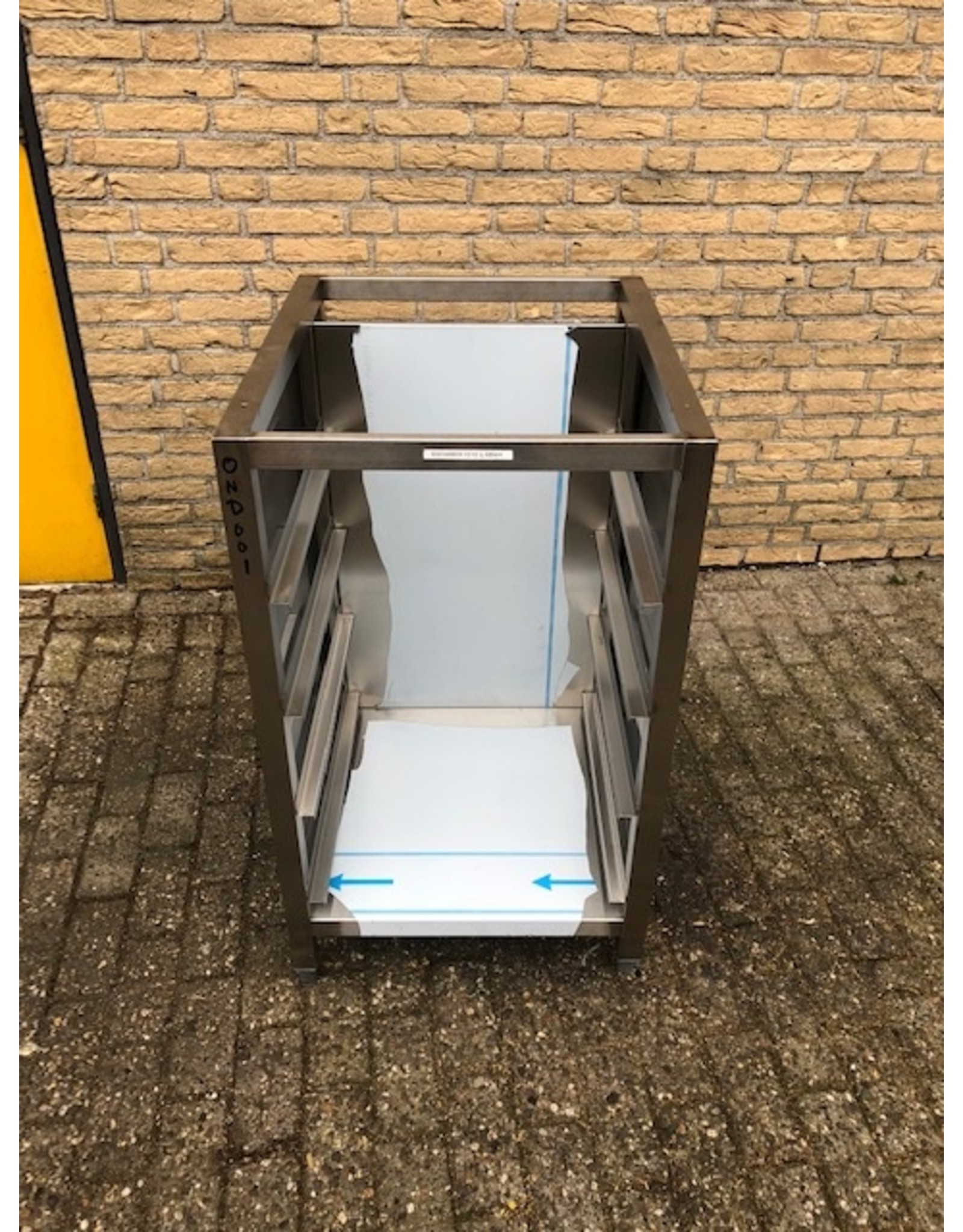 RVS RVS Onderstel 59x68x101 zonder bovenblad (Nieuw)