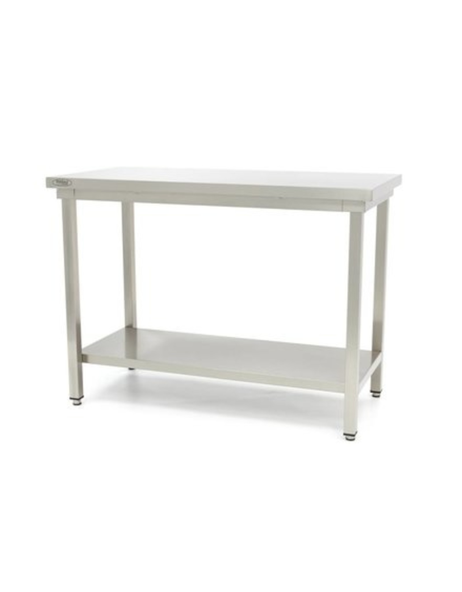 Q-Gastro RVS Werktafel 160x60x85 met Bodemplaat (Nieuw!!)