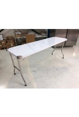 Q-Gastro Edelstahl-Arbeitstisch (klappbar) 200x60 (Neu !!)