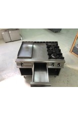 Baron Baron Cooking Line (2-Flammen-Herd + Grillplatte) Erdgas