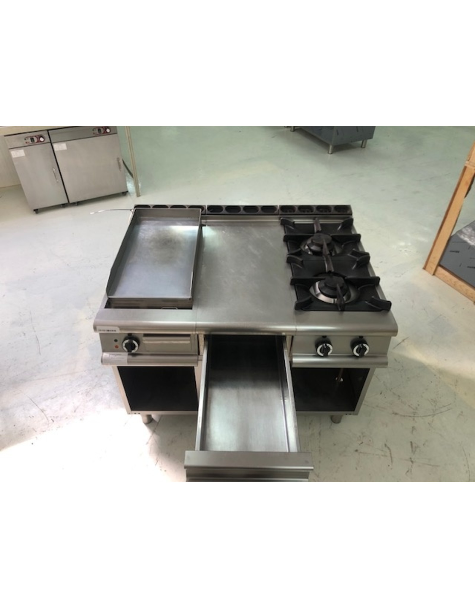 Baron Baron Cooking Line (2-Flammen-Herd + Grillplatte) Erdgas