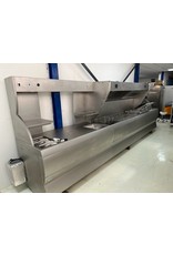 De Kuiper De Kuiper Loranda gereviseerde  HR Bakwand Friteuse Transfer -540cm - 121 kW op Aardgas 