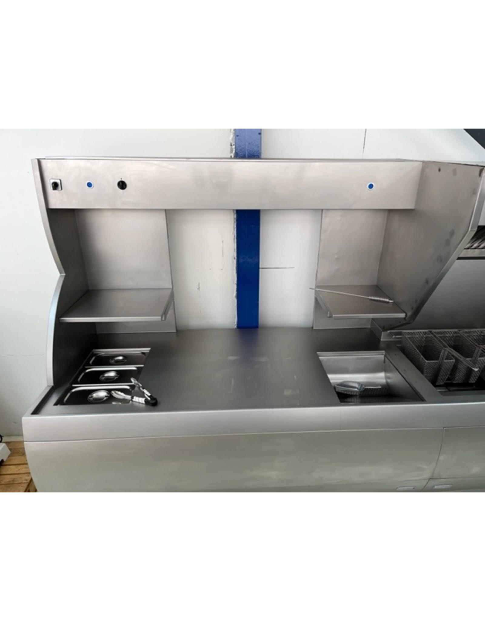 De Kuiper De Kuiper Loranda gereviseerde  HR Bakwand Friteuse Transfer -540cm - 121 kW op Aardgas 