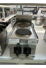 Gastro Inox Gastro-Inox 600 Trendline Elektrokochfeld, 2 Kochzonen 380V